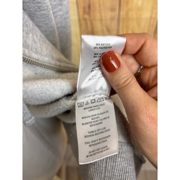 Salty Crew Full Zip Hoodie Grey Women's Size M - Picture 10 of 10